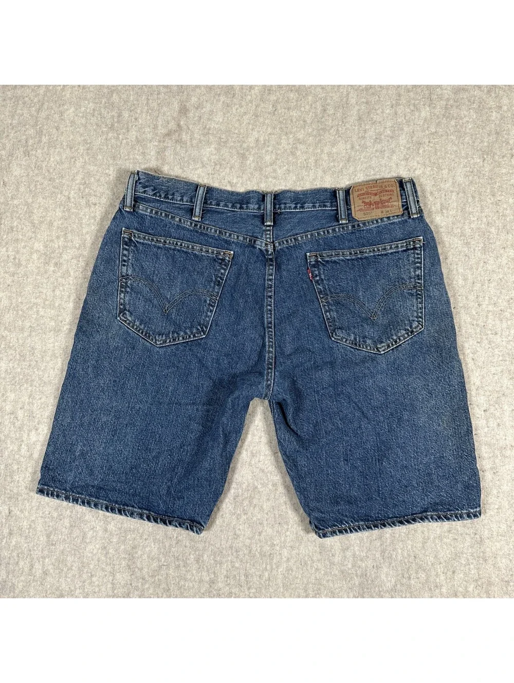 Vintage Levis Shorts Mens 38 Blue Denim 505 Jeans Jorts Dad 10